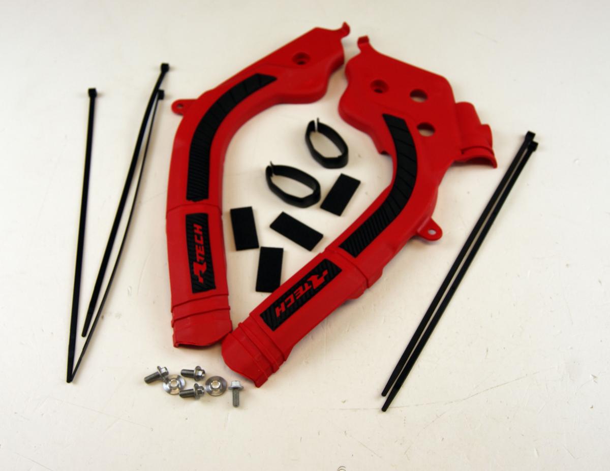 GRIPPY FRAME GUARD GASGAS RED/BLACK, R-TECH R-PRTKTMRGNR1 thumbnail 2