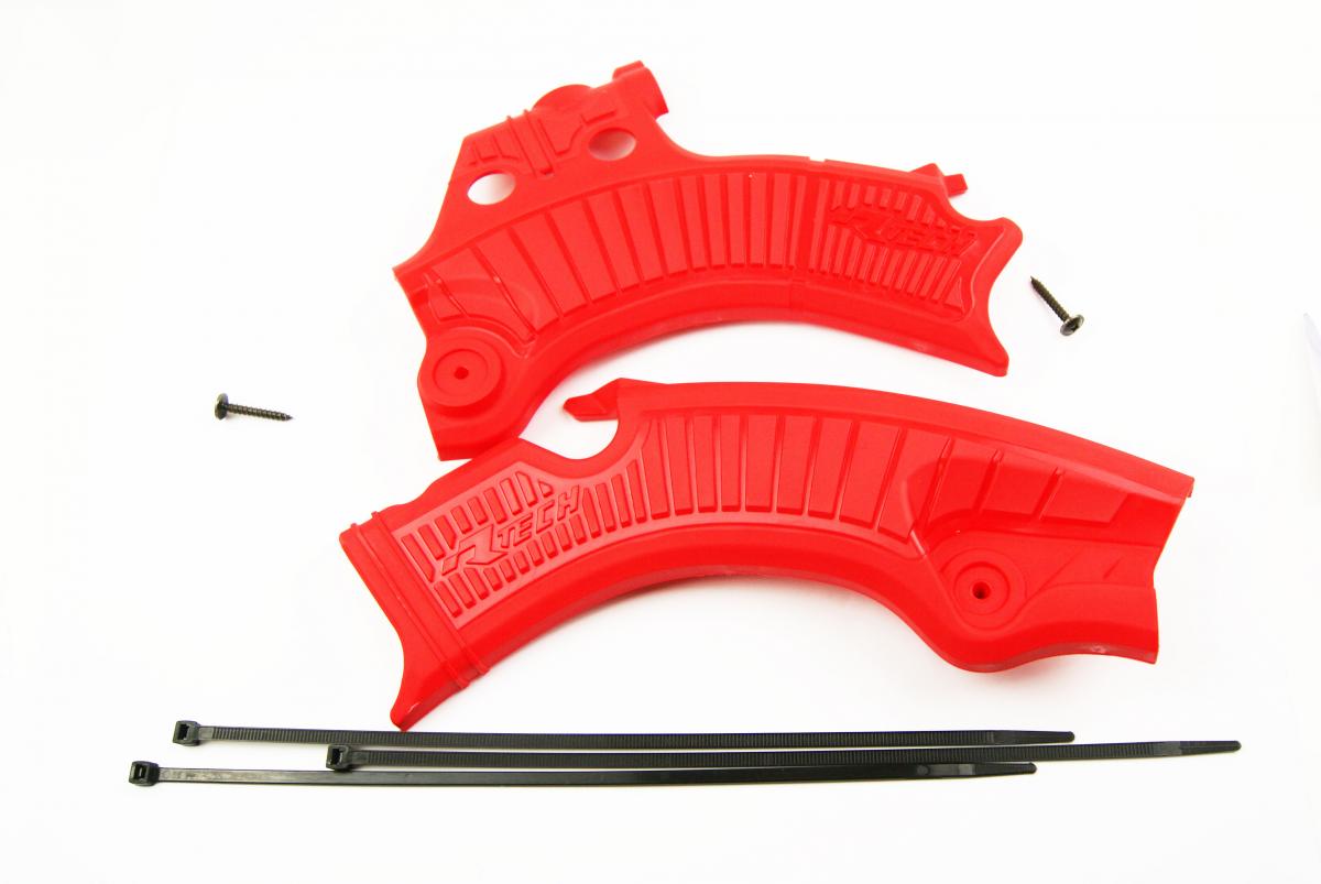 GRIPPY FRAME GUARD HONDA CRF450R RED, R-TECH R-PRTCRFRS001 thumbnail 2