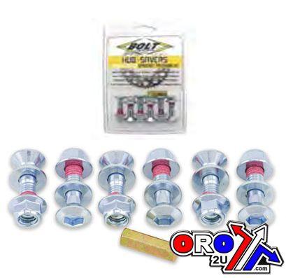 SPROCKET BOLT SET SILVER M8x25, BOLT HARDWARE 2004-HSS, BM2008HSS thumbnail 2