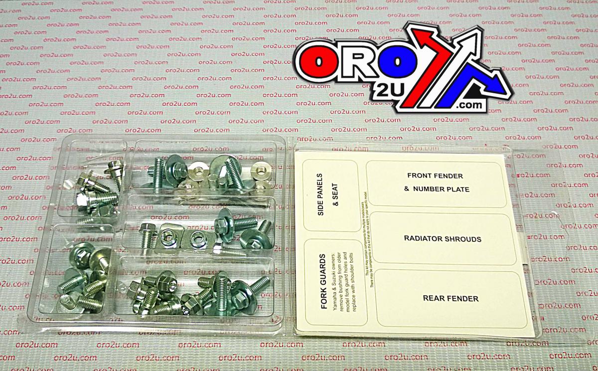 PLASTIC BOLT KIT KX/KXF 450, BOLT HARDWARE KAW-1200024 thumbnail 2