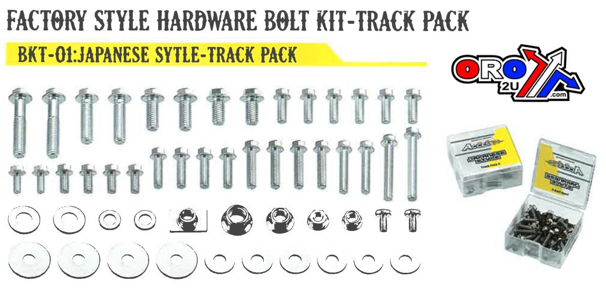 BOLT KIT FACTORY JAPANESE STYL, METRIC OFF ROAD KIT TRACK PACK, BKT-01 thumbnail 2