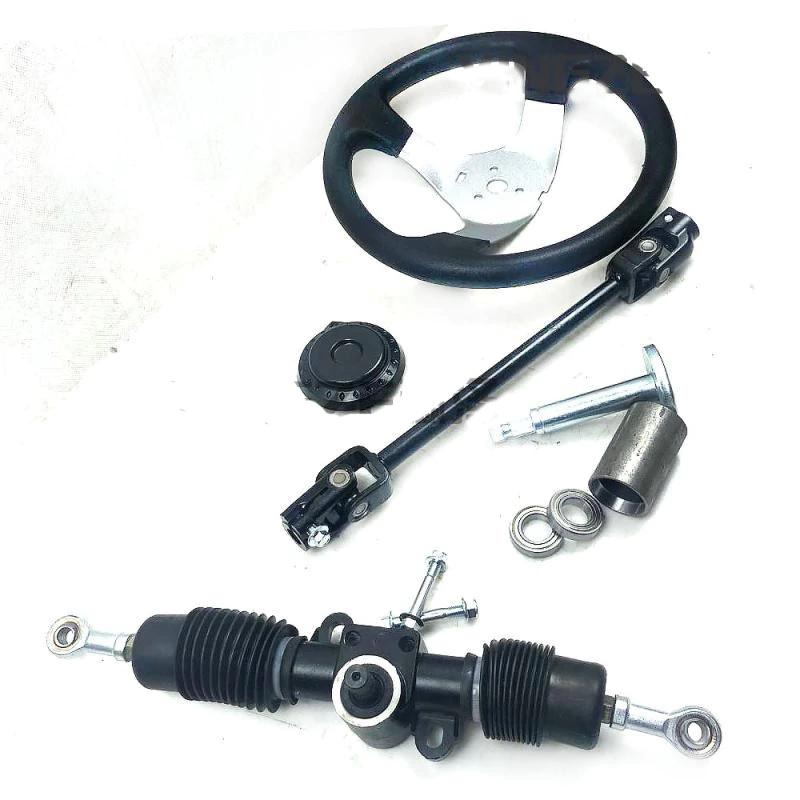STEERING SET UNIVERSAL ATV, OFFSET, MX, GO KART, BUGGY, WITH BEARINGS FOR SHAFT image 1
