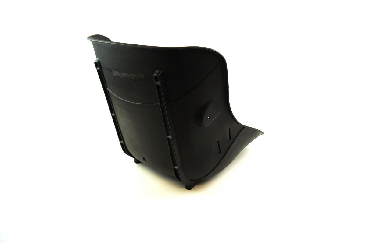 BUGGY GO KART SEAT FRP, UNIVERSAL BUCKET SEAT, FIBERGLASS GLOSS BLACK thumbnail 2