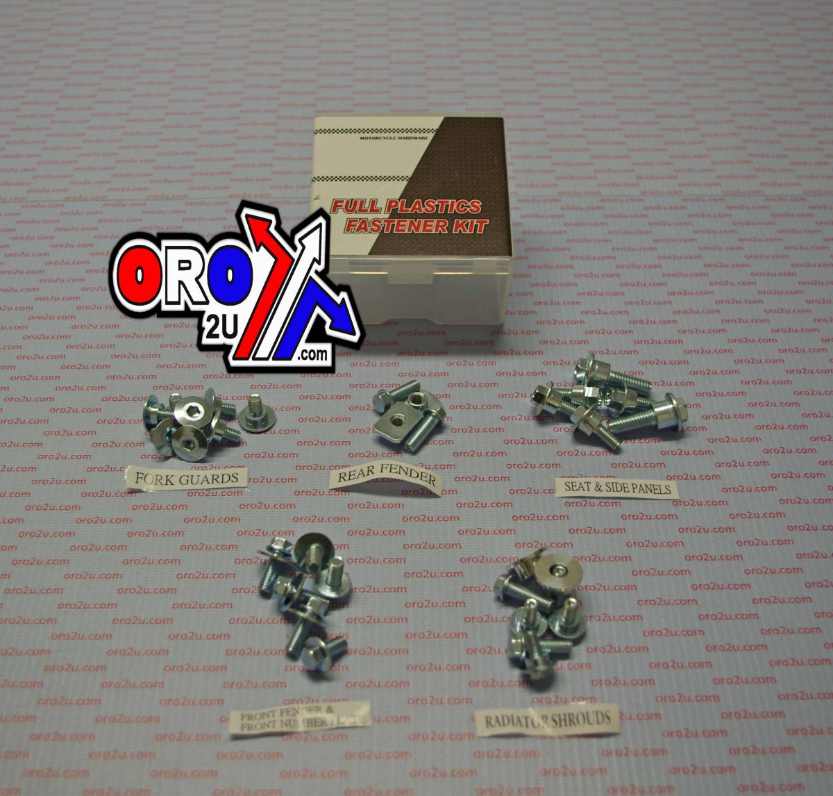 PLASTIC BOLT KIT HONDA STYLE, FULL PLASTIC FASTENER KIT thumbnail 2