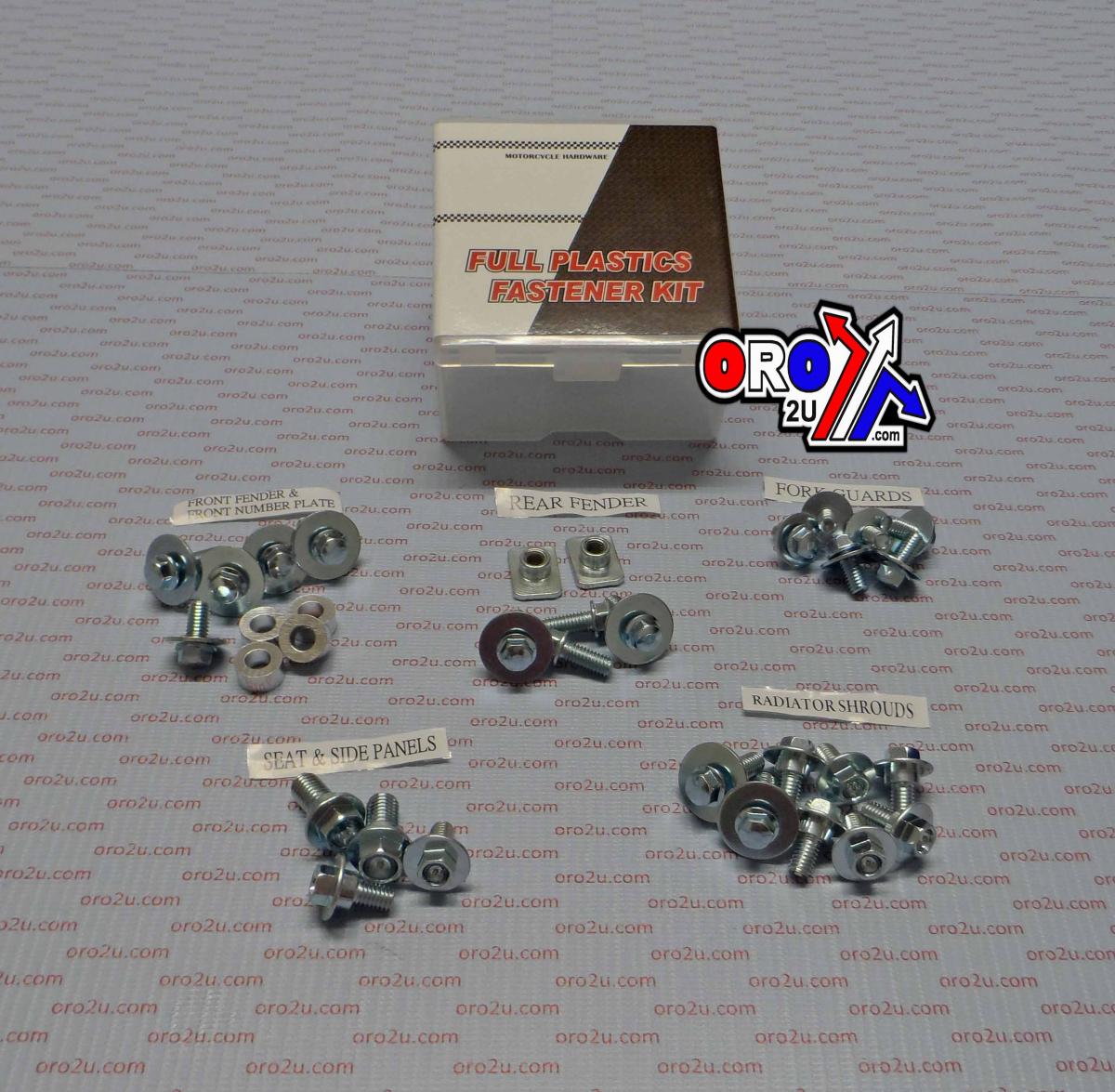 PLASTIC BOLT KIT KAWASAK STYLE, FULL PLASTIC FASTENER KIT thumbnail 2