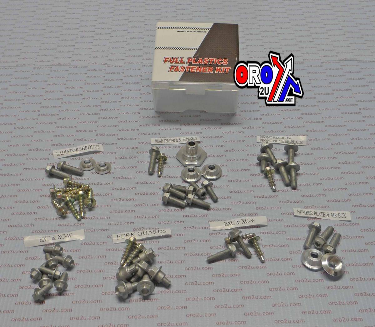 PLASTIC BOLT KIT KTM STYLE, FULL PLASTIC FASTENER KIT [54pcs] thumbnail 2