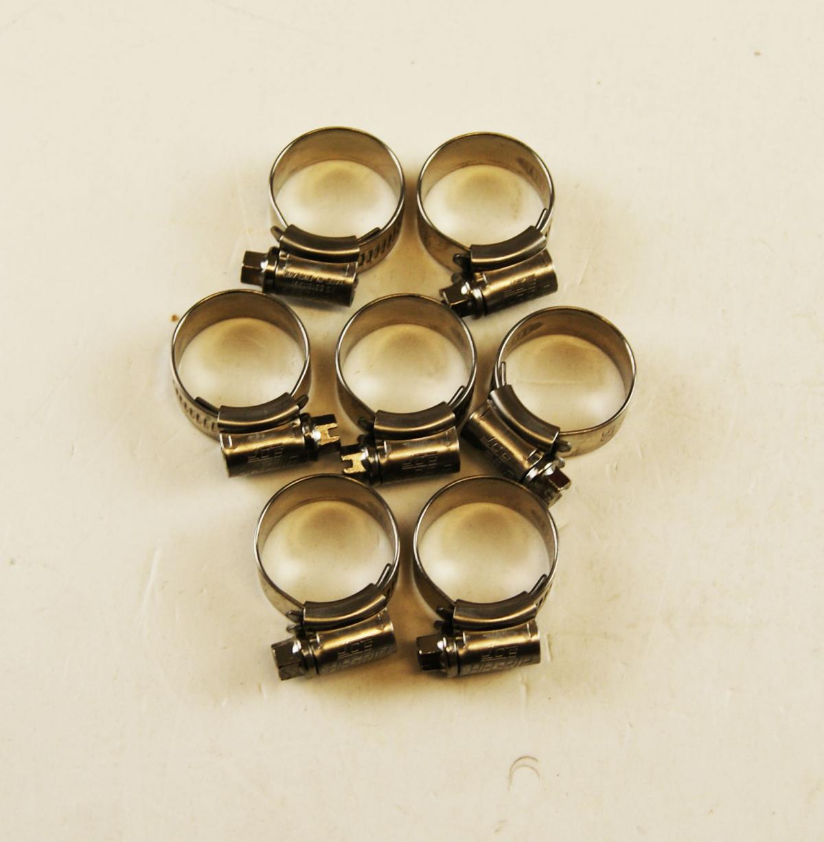 COOLANT HOSE STAINLESS KALE CLAMP KIT 21-24 KAWASAKI 250 KX SAMCO SPORT CK KAW-99 image 1