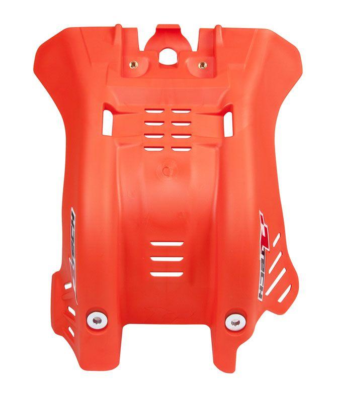 PLASTIC SKID PLATE KTM 125/150, RTECH R-PMKTMAR0125, PLASTIC ENGINE COVER thumbnail 3