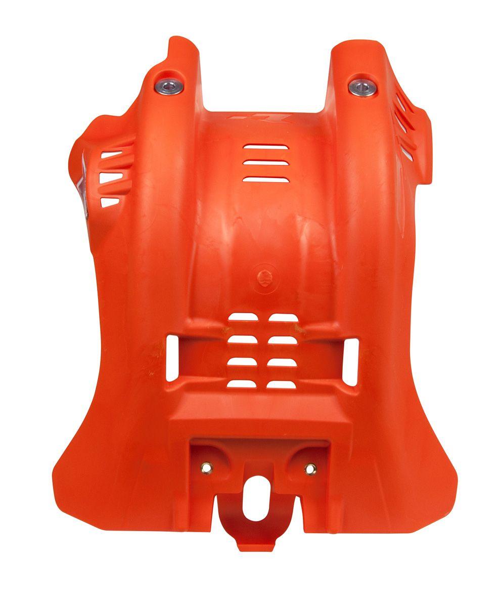 PLASTIC SKID PLATE KTM 150 TPI, RTECH R-PMKTMAR0150, PLASTIC ENGINE COVER thumbnail 3