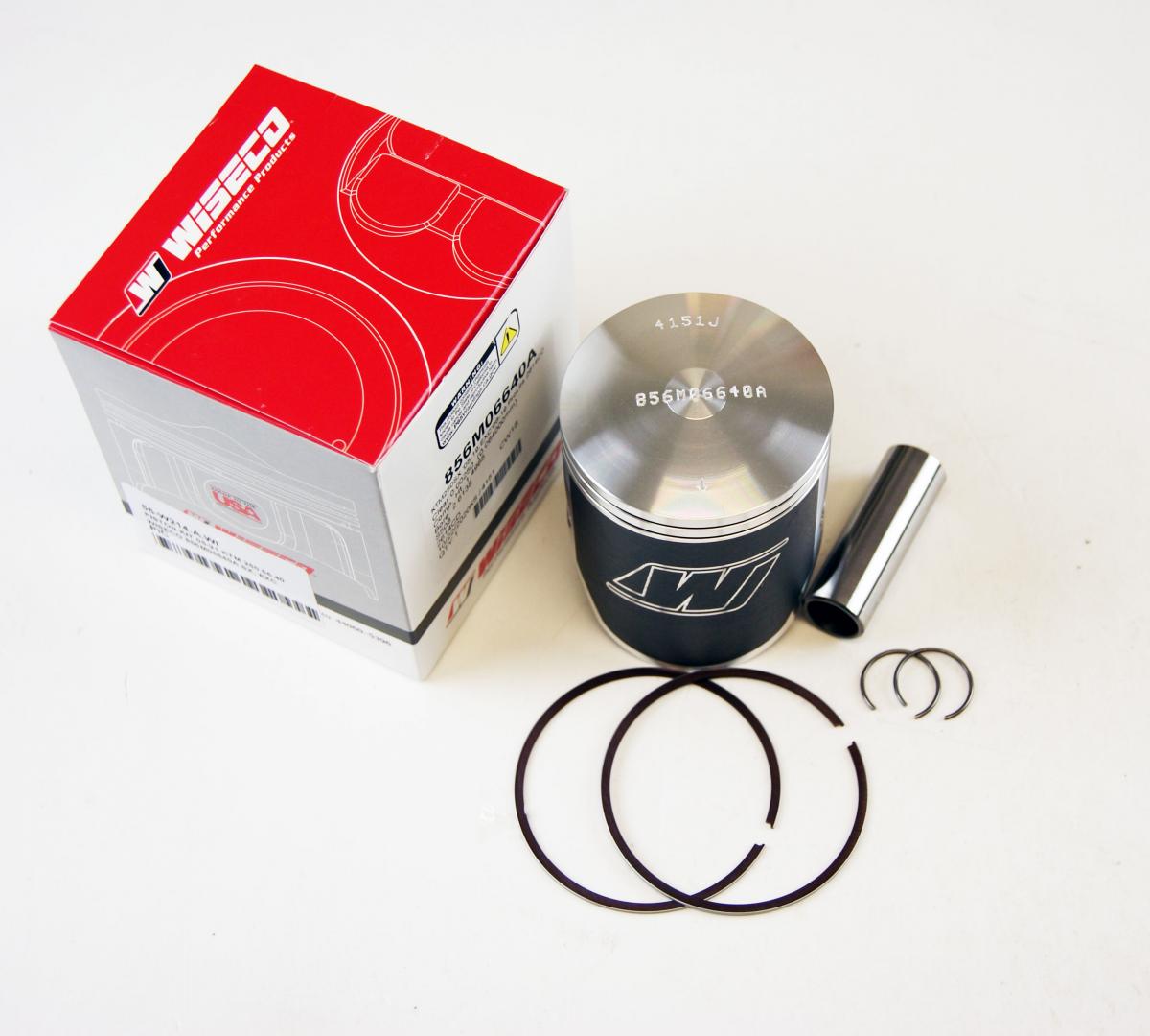 PISTON KIT 03-25 KTM 250 SX 66.40, WISECO 856M06640A SX, EXC, PRO-LITE 2-RING thumbnail 2