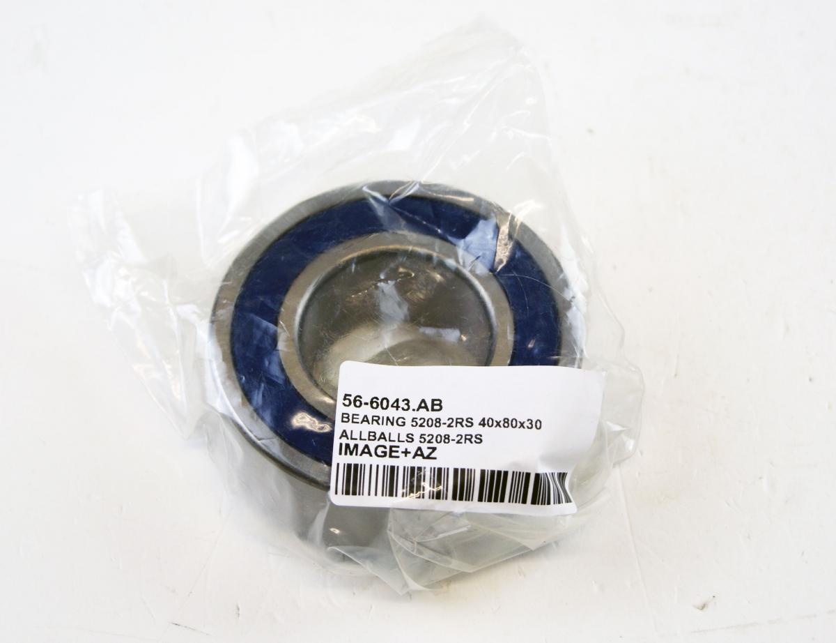 BEARING 5208-2RS 40x80x30.2mm ALLBALLS 5208-2RS EACH thumbnail 3