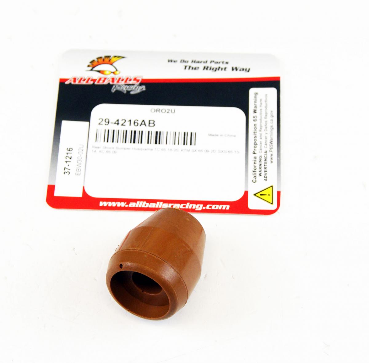 ALLBALLS SHOCK BUMP STOP BUMPER, ALLBALLS 37-1216, Husqvarna TC 65 18-20, KTM SX 65 09-20, SXS 65 13-14, XC 65 09 thumbnail 2