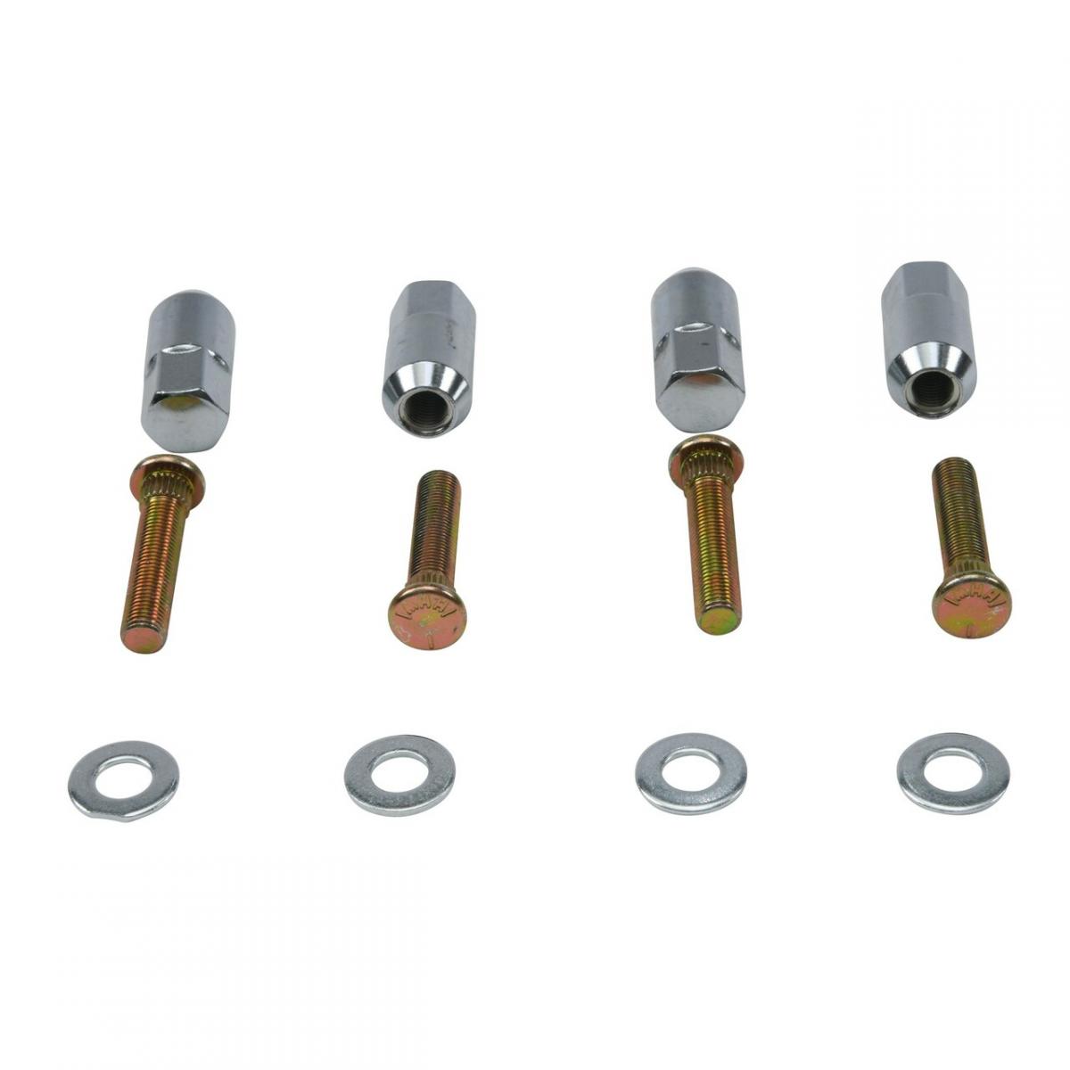 WHEEL NUTS & STUDS SET-4, ALLBALLS 85-1134, 7518378, 7547309, Polaris Ranger 4x4 800 EFI 14