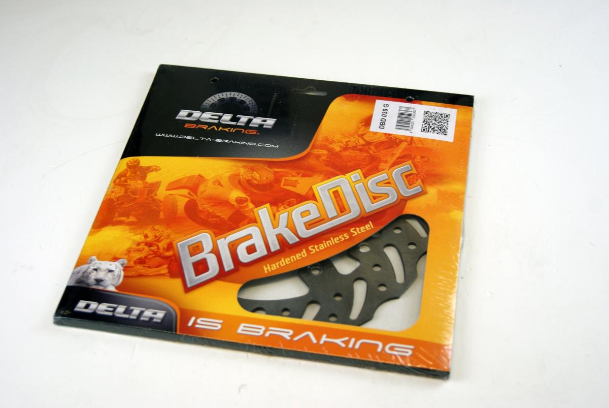 DISC BRAKE FRONT KTM HUSQ, NO SPEEDO HOLE, DELTA BRAKING DBD036, 77309060000, 77309060300 thumbnail 2