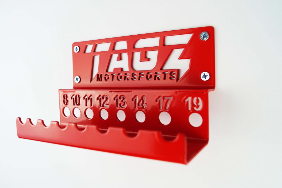 TAGZ ORGANISER T-BAR RACK RED, FITS UP TO 8 T-BARS thumbnail 2