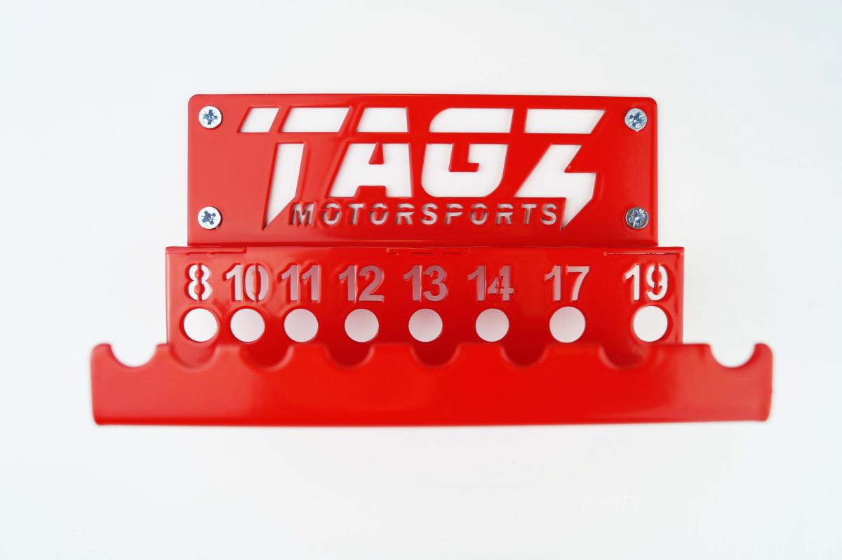 TAGZ ORGANISER T-BAR RACK RED, FITS UP TO 8 T-BARS thumbnail 3