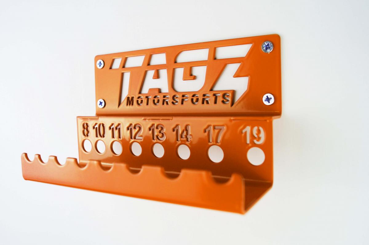 TAGZ ORGANISER T-BAR RACK ORANGE, FITS UP TO 8 T-BARS thumbnail 2