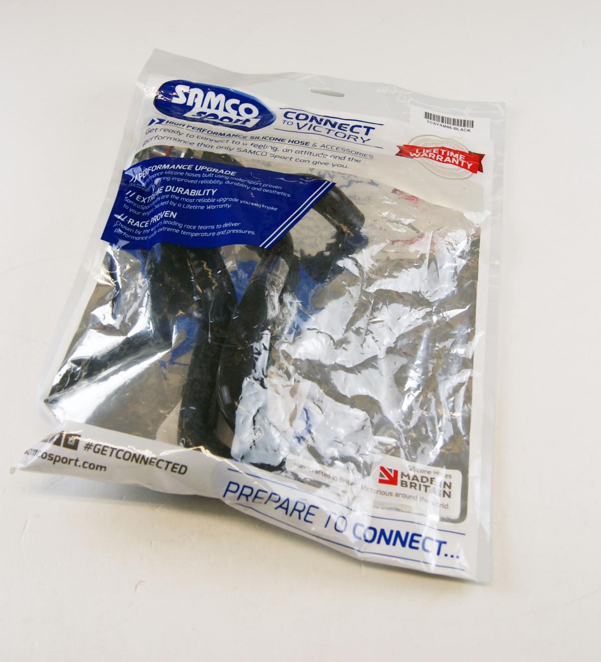 COOLANT HOSE 3 PIECE KIT BLACK YAMAHA 450 WR YZ F 'Y' RACE DESIGN SAMCO SPORT YAM-86-BK thumbnail 2