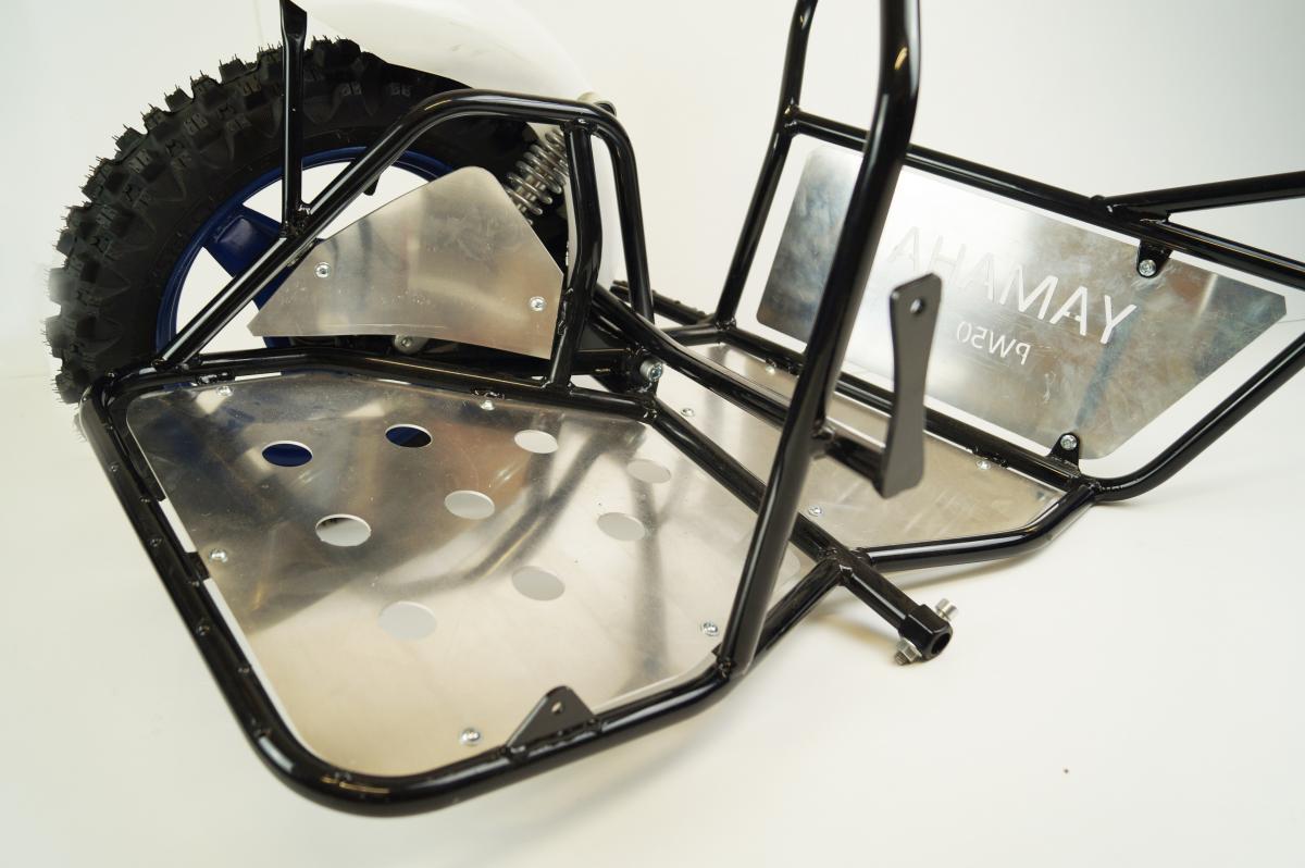 WSP SIDECAR LEFT HAND PW50, PW50 BOLT ON OUTFIT, MADE BY WSP BRAND NEW!! thumbnail 3
