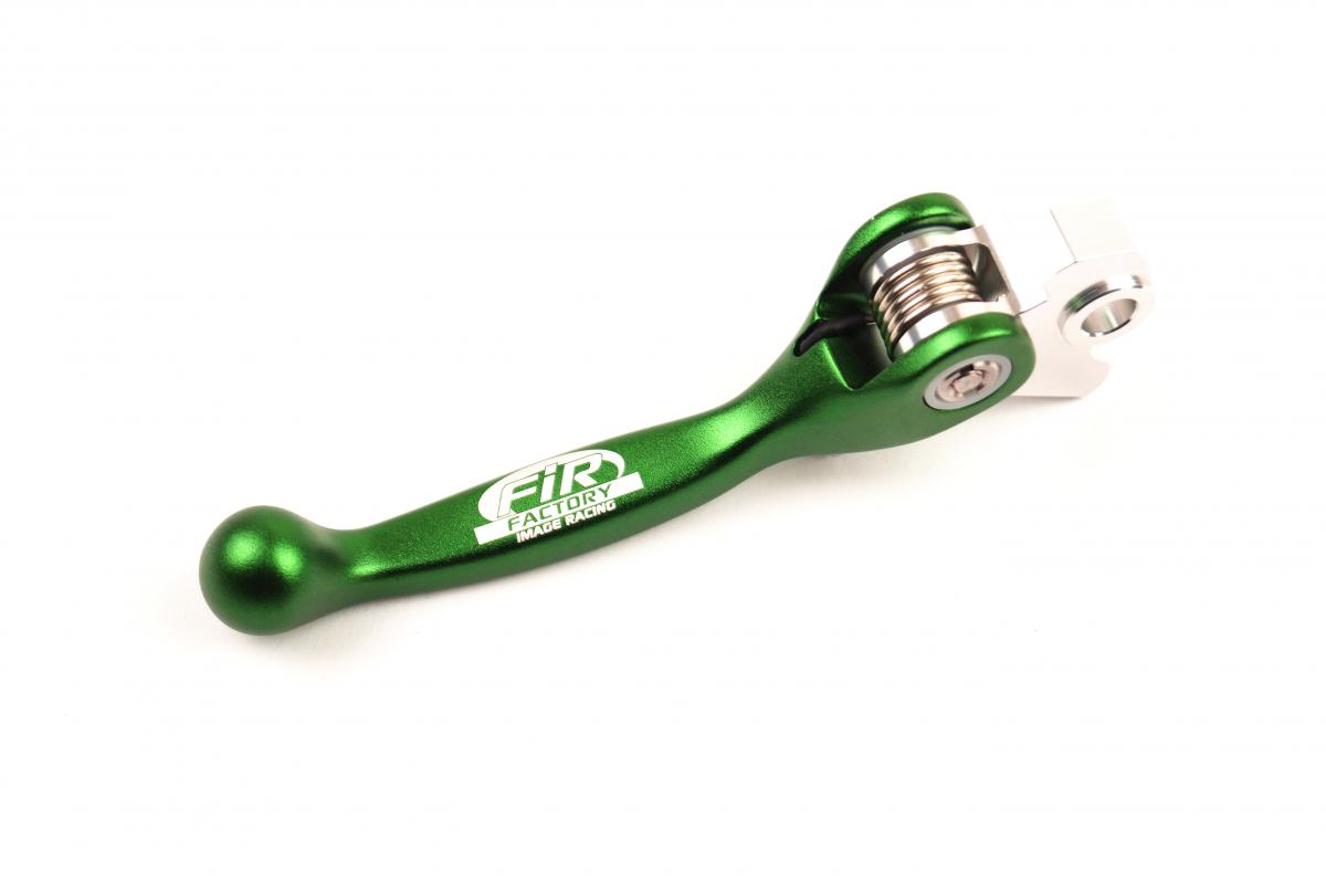 FIR H/D ULTI-FLEX LEVER KAWASAKI, FORGED 5MV-83922-00 GREEN, ACLB-384 image 1