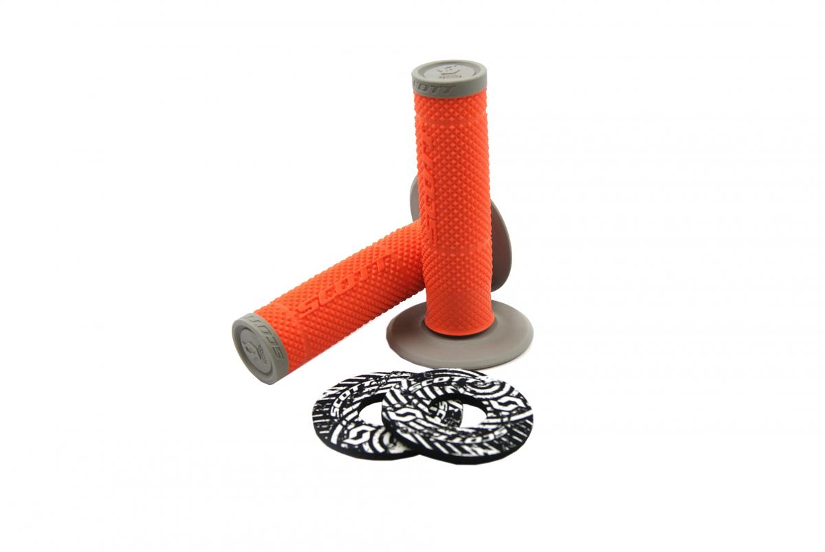 GRIPS DIAMOND GRIP WITH DONUTS SCOTT SX II ORANGE GREY 219624-1011