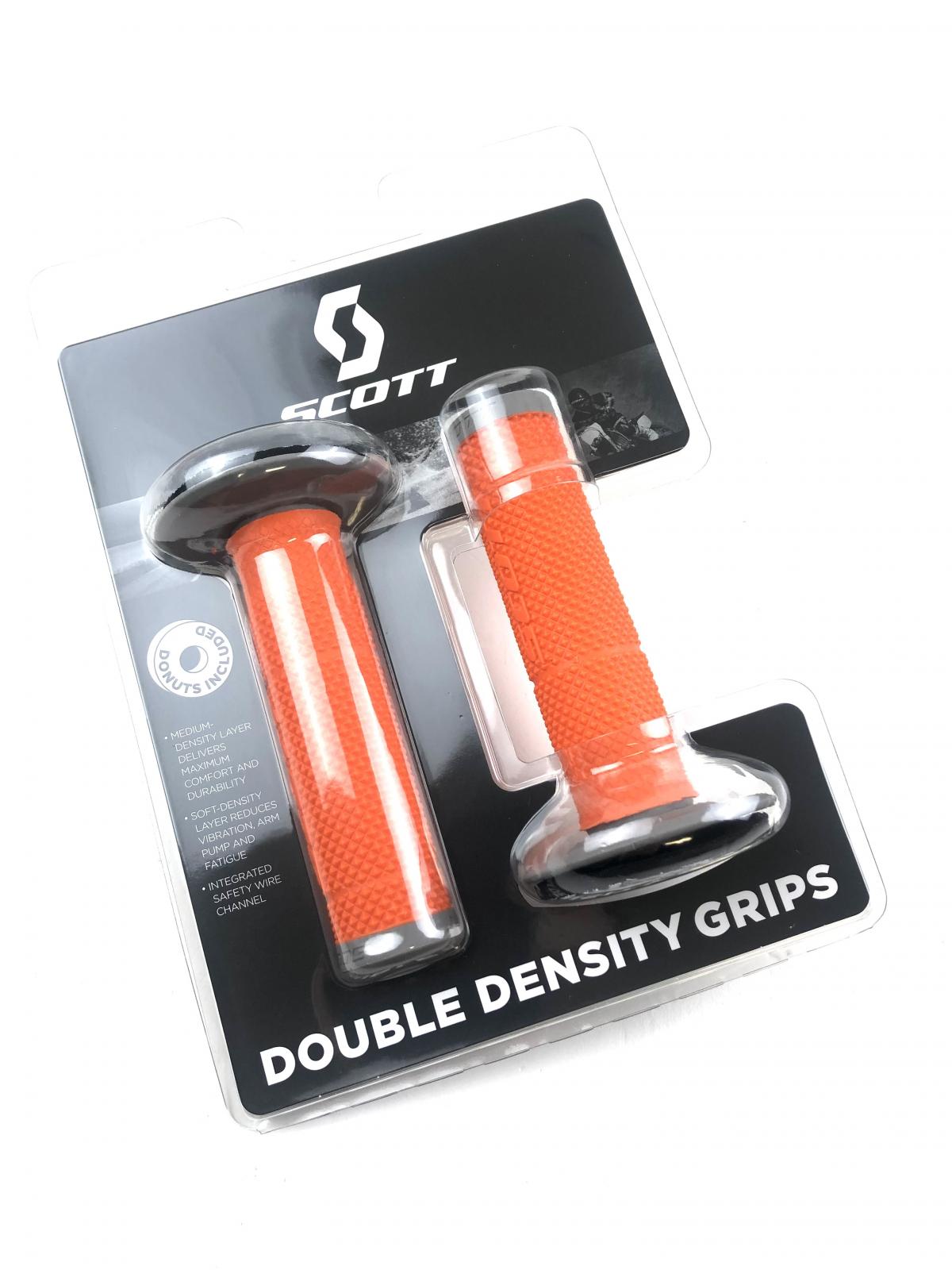 GRIPS DIAMOND GRIP WITH DONUTS SCOTT SX II ORANGE GREY 219624-1011 thumbnail 3