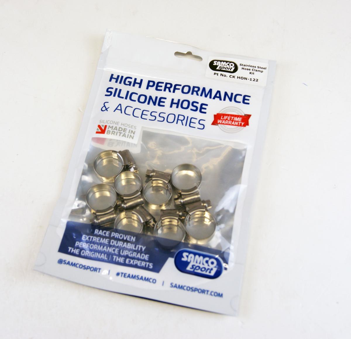 COOLANT HOSE STAINLESS KALE CLAMP KIT 18-21 HONDA 250 SAMCO SPORT CK HON-122 thumbnail 2