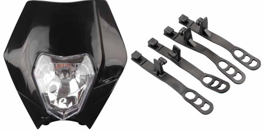 HEADLIGHT KTM BLACK, EXC, EXCF, XCF, XCW, SXF SMR Enduro, Light Headlights Headlamp 867485 thumbnail 2