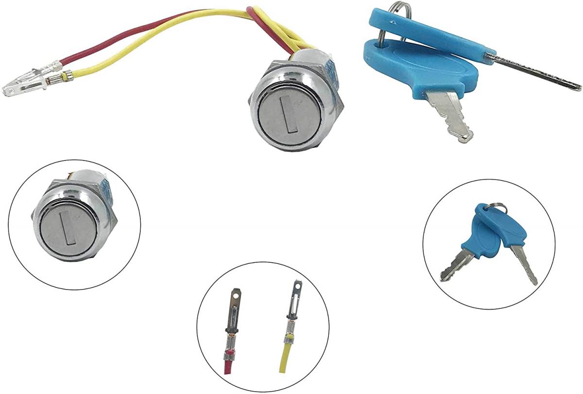 SWITCH IGNITION 2 WAY - 2 KEYS UNIVERSAL thumbnail 2