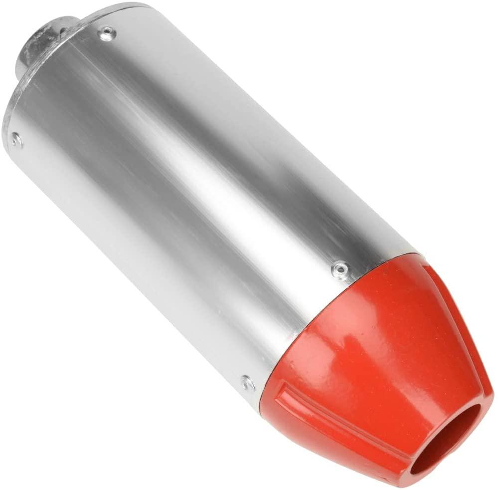 EXHUST PIPE MINI SILVER/RED CRF50, 28mm Exhaust Muffler PipeClamp For CRF50, 917237 thumbnail 2