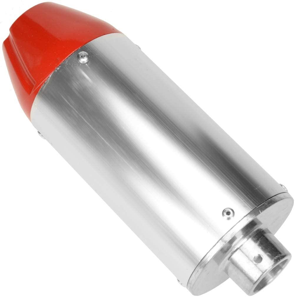 EXHUST PIPE MINI SILVER/RED CRF50, 28mm Exhaust Muffler PipeClamp For CRF50, 917237 thumbnail 3