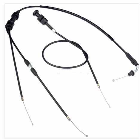 THROTTLE & CHOKE CABLE PW50, YAMAHA, FIR BRAND image 1