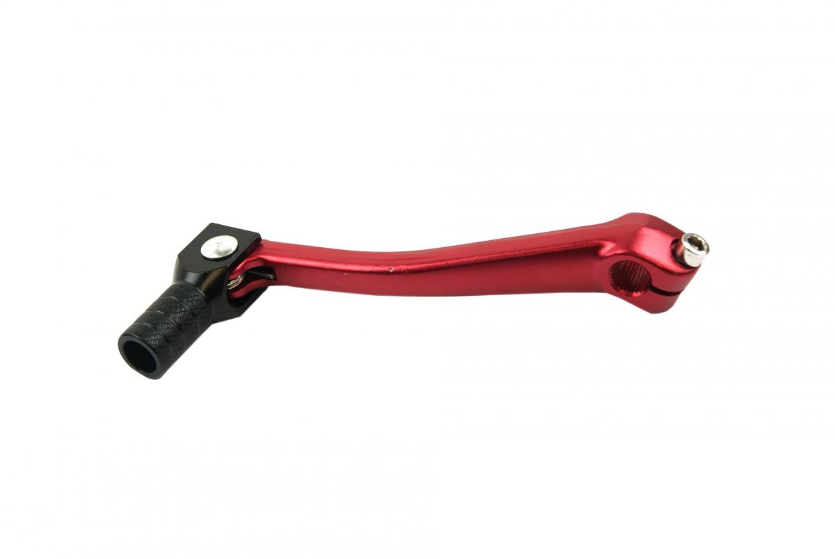GEAR LEVER ALLOY RED, BLACK TIP image 1