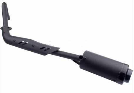 EXHAUST MUFFLER SYSTEM, Fits 4-stroke bikes with CRF50 style plastics. 4 Stroke For Apollo Kayo CRF50 XR50 Dirt Pit Bike 50c thumbnail 2