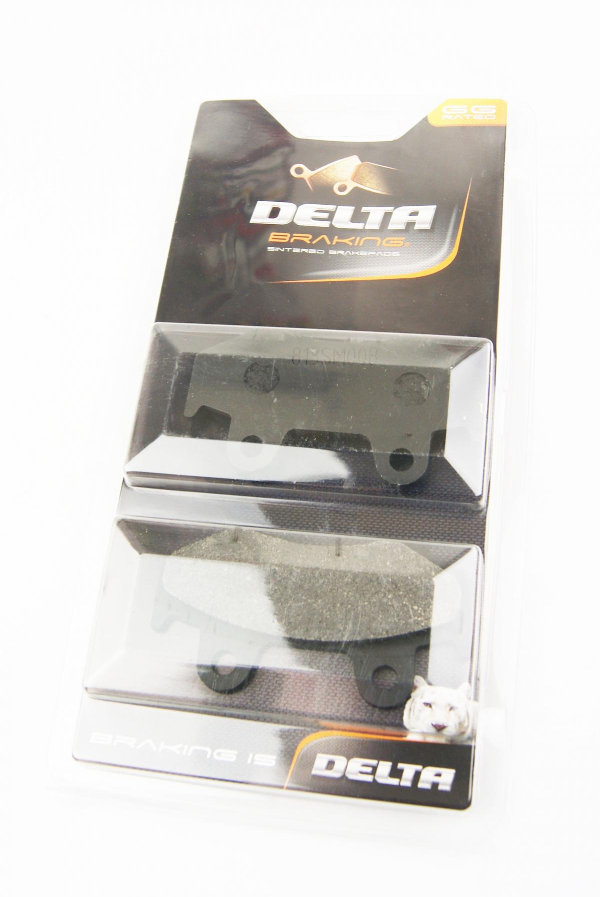 BRAKE PADS ORGANIC COMPOUND, DELTA BRAKING, BP008M01B image 1
