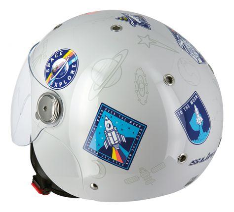KIDS HELMET Small 47-48cm - SPUTNIK S775 Silver, S-Line JJS2G1001 thumbnail 2