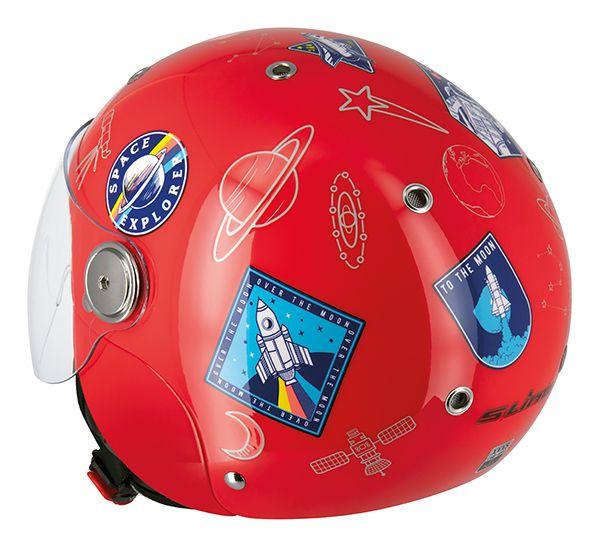 KIDS HELMET Small 47-48cm - SPUTNIK S775 Red, S-Line JJS4G1001 thumbnail 2