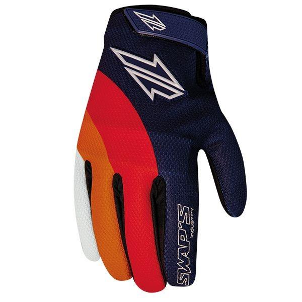 GLOVE MX SWAPS Blue/Red/Orange/White - Large, GAN095BROL image 1
