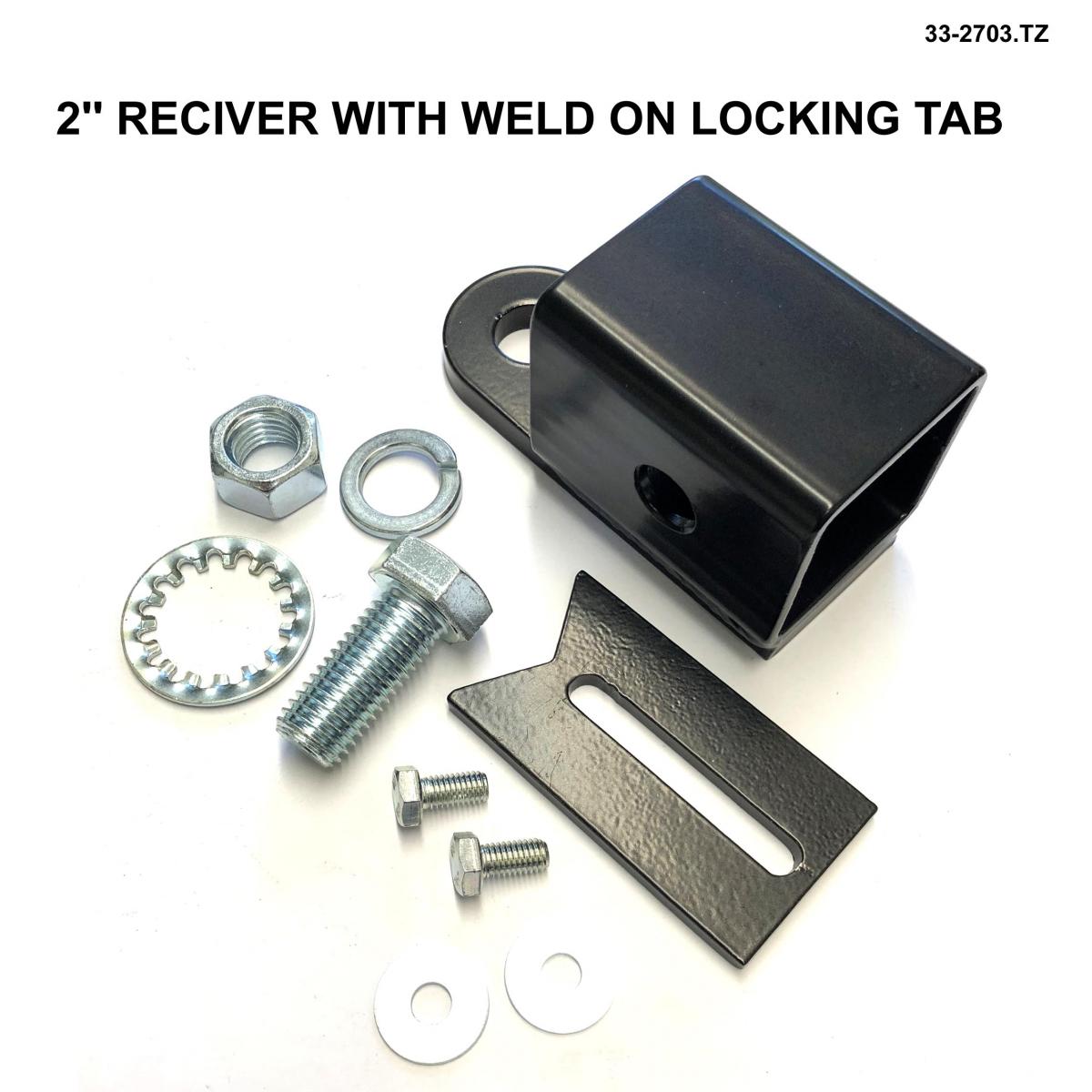 BALL MOUNT RECEIVER ADAPTER 98-17 ARCTIC CAT TAG-Z 43-1005 1-1 4 TO 2 INCH image 1