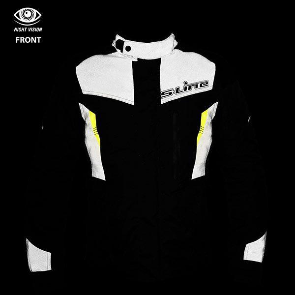 JACKET ADVENTURE EVO BLACK/YELLOW LARGE, S-Line Night Vision, VESTLGEVO14 thumbnail 4