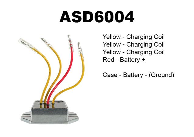 REGULATOR RECTIFIER 96-02 SEA-DOO CHALLENGER GSX GTX SPX XP SPORTSTER ARROWHEAD ASD6004 thumbnail 3