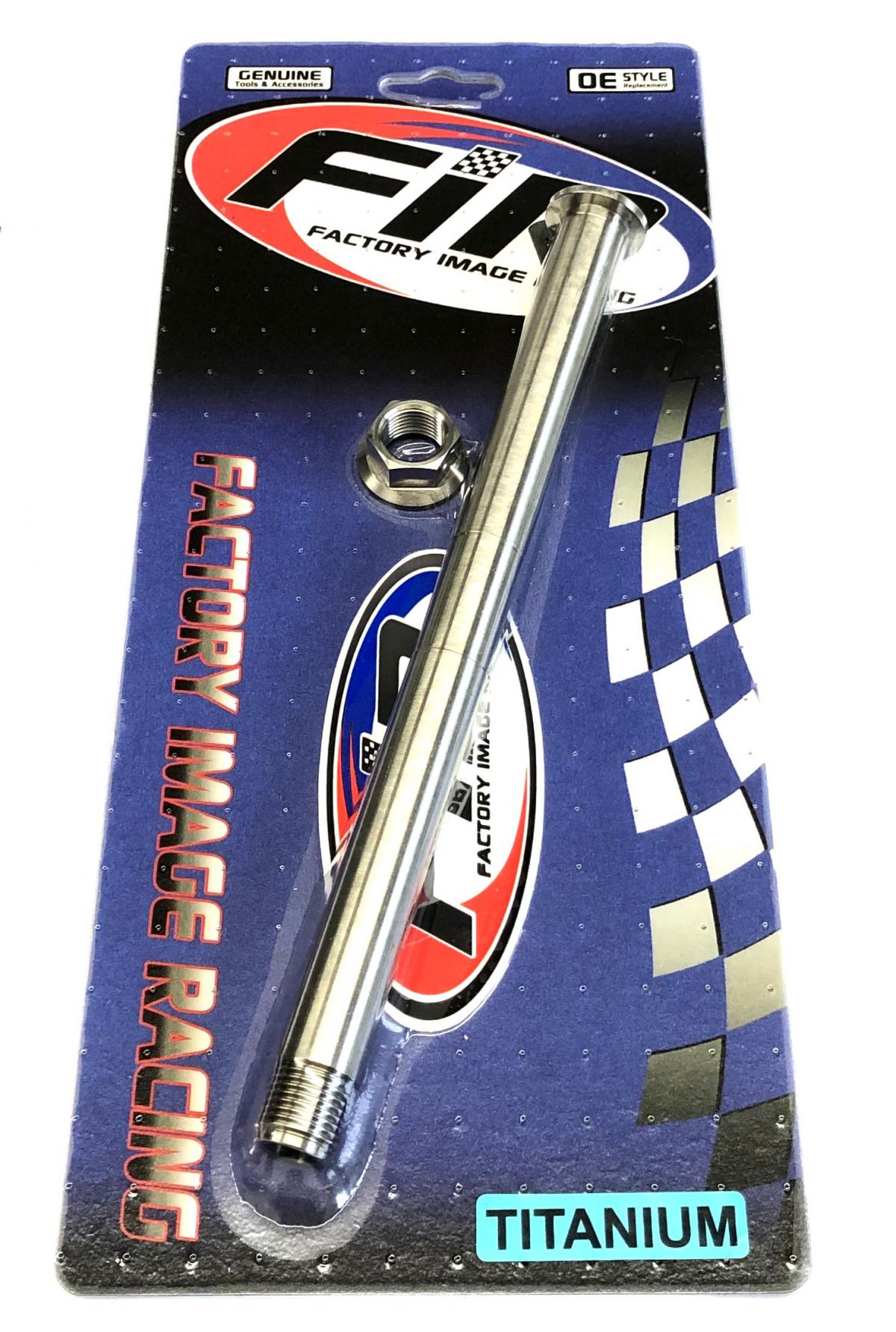 KTM M16x1.5mm SWINGARM PIN & NUT, GR5 79004037100 & 54804038000, FIR-BARND / TITANIUM GRADE 5 thumbnail 3