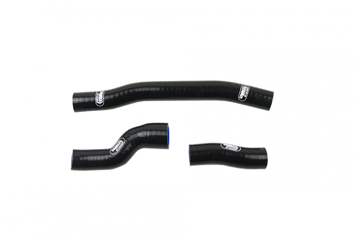 COOLANT HOSE 3 PIECE KIT BLACK 20-23 GAS HUSQ KTM 250 300 THERMO BYPASS SAMCO KTM-114-BK image 1