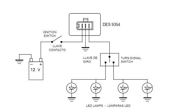 FLASHER RELAY UNIT DZE DES 9359, 90511030000 thumbnail 2