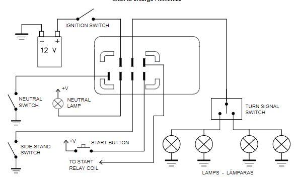 7-Pin Turn signal Relay Flasher, Suzuki DL650 SV650 GSR750 VL800 thumbnail 2