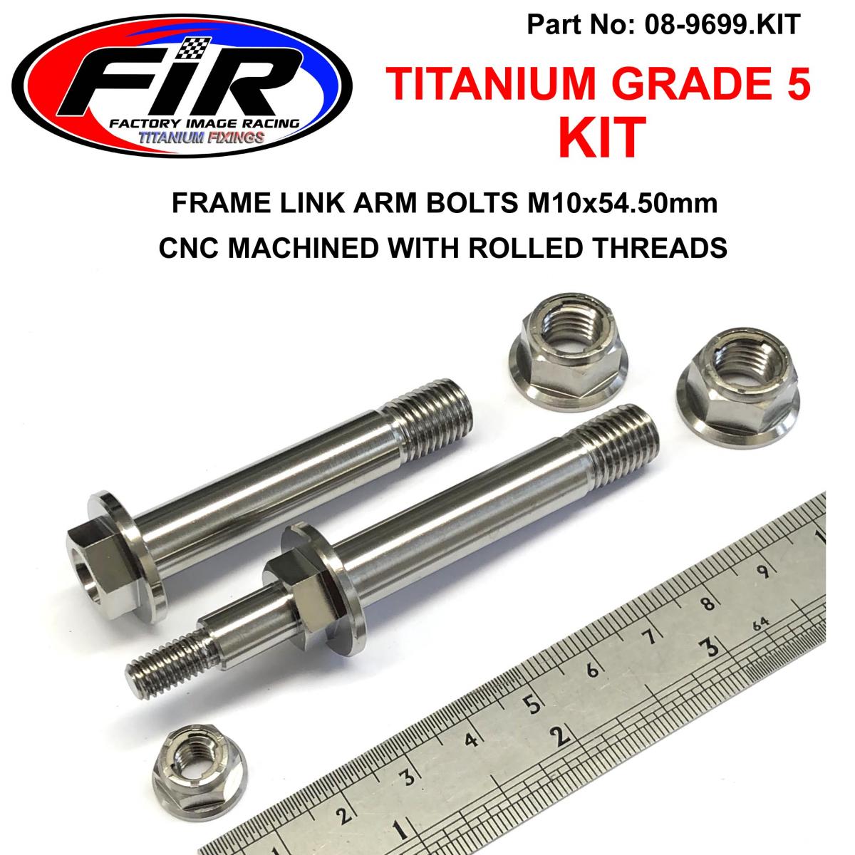 GR5 LINK ARMS BOLTS M10x54.50, 90133-MKE-A00 & 90131-MKE-A00 image 1