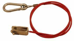 H/D BREAKAWAY CABLE + CLEVIS, TRAILER BRAKE CABLE / WIRE, 3622 thumbnail 2