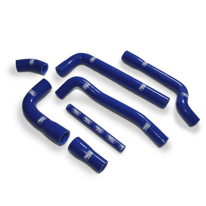 COOLANT HOSE 7 PIECE KIT BLUE 18-20 GAS GAS 250 300 EC XC OEM DESIGN SAMCO SPORT GAS-8-BU image 1