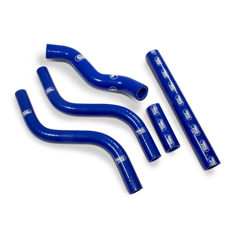 COOLANT HOSE 4 PIECE KIT BLUE 89 HONDA 125 CR R SAMCO SPORT HON-88-BU image 1