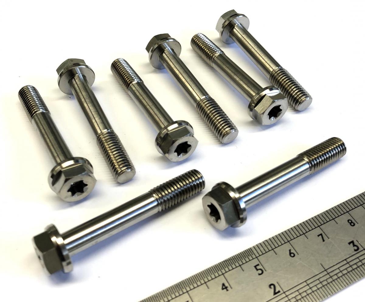 GR5 KTM COLLAR M7X42mm BOLT PK8, TITANIUM / OEM REF :77330067242, / PACK OF 8 thumbnail 3